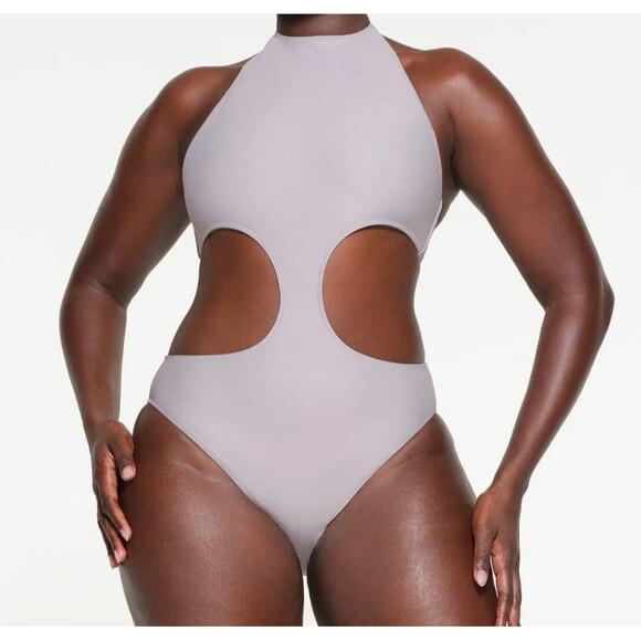 NWT Skims Halter Monokini Chrome - Picture 2 of 5